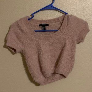 Forever 21 Fuzzy Crop